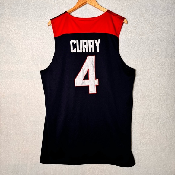 USA FIBA Basketball Team Jersey Steph Curry # 4 Nike Size XXL - Picture 7 of 7